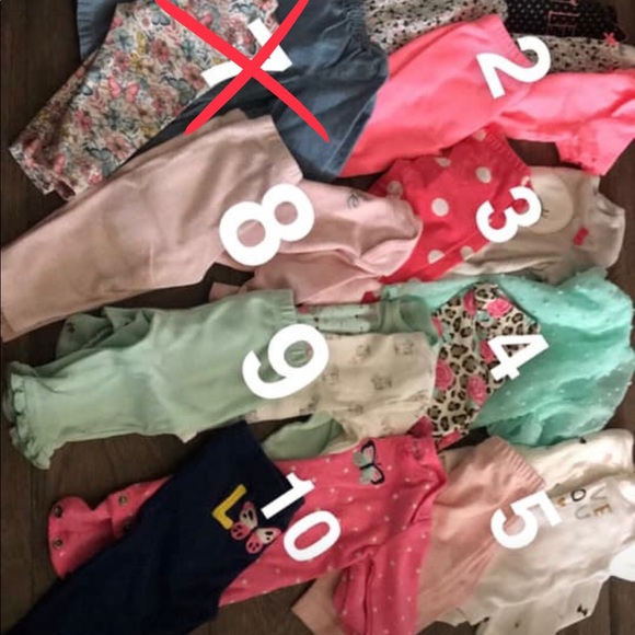 infant babygirl outfit lot  ( SOLD ON FB ) - Picture 2 of 2